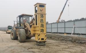 高速公路改擴建加寬，高速液壓夯實機施工案例